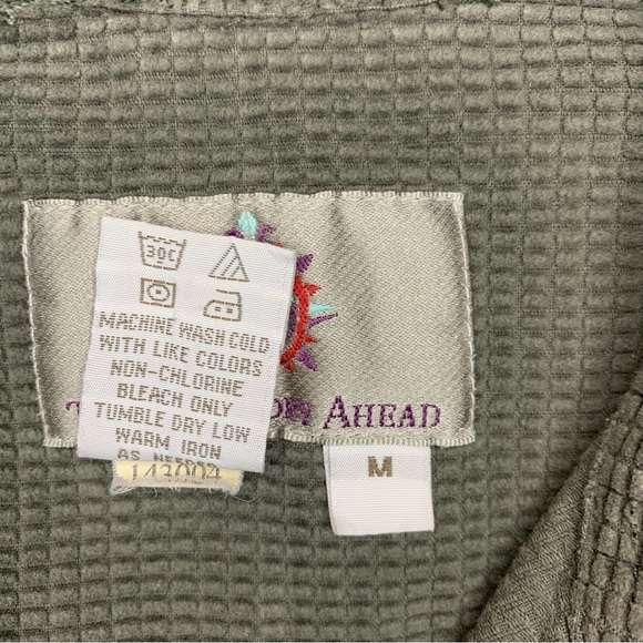 The Territory Ahead Button Down Green Mens Medium - Picture 4 of 10